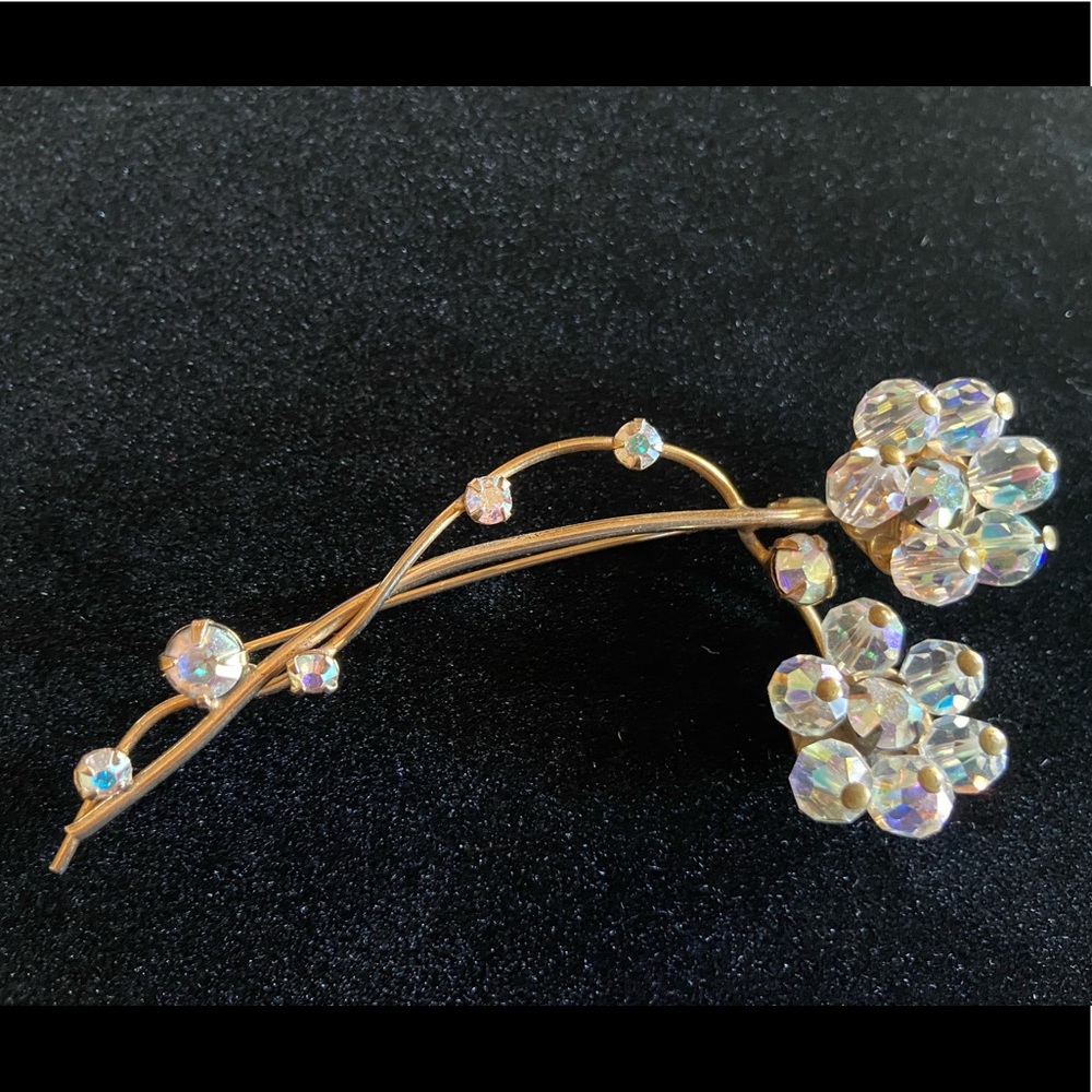 Vintage Iridescent Brooch!